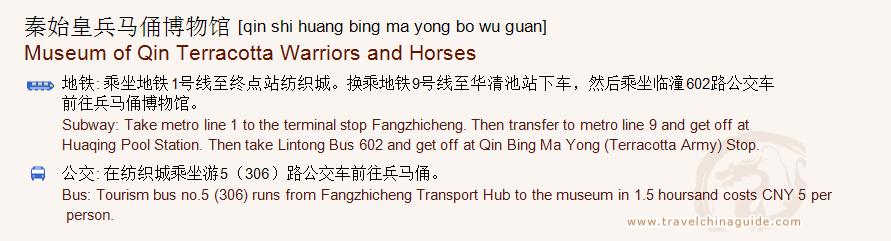 Transportation to Museum of Qin Terracotta Warriors and Horses for print