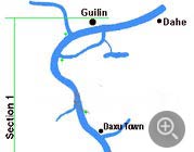 Guilin Li River Map